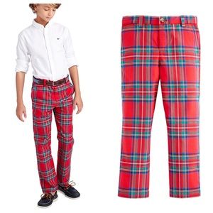 Vineyard Vines Boys Jolly Plaid Breaker Pants